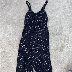 Loft Navy Blue Jumpsuit